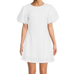 New Free People Embroidered Mini A Line Dress